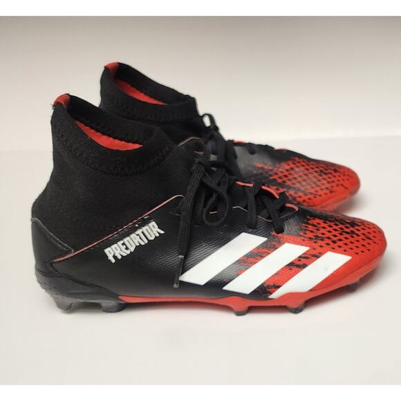 Adidas Predator 20.3 FG Youth Soccer Cleats Red/Black US 3.5Y - Picture 7 of 10